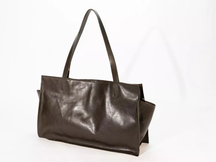Tas Tote Kulit Vintage Langsung dari Pabrik: Desain Flip-Top dengan Keserbagunaan Sepanjang Musim & Kontrol Kualitas Yang Ketat