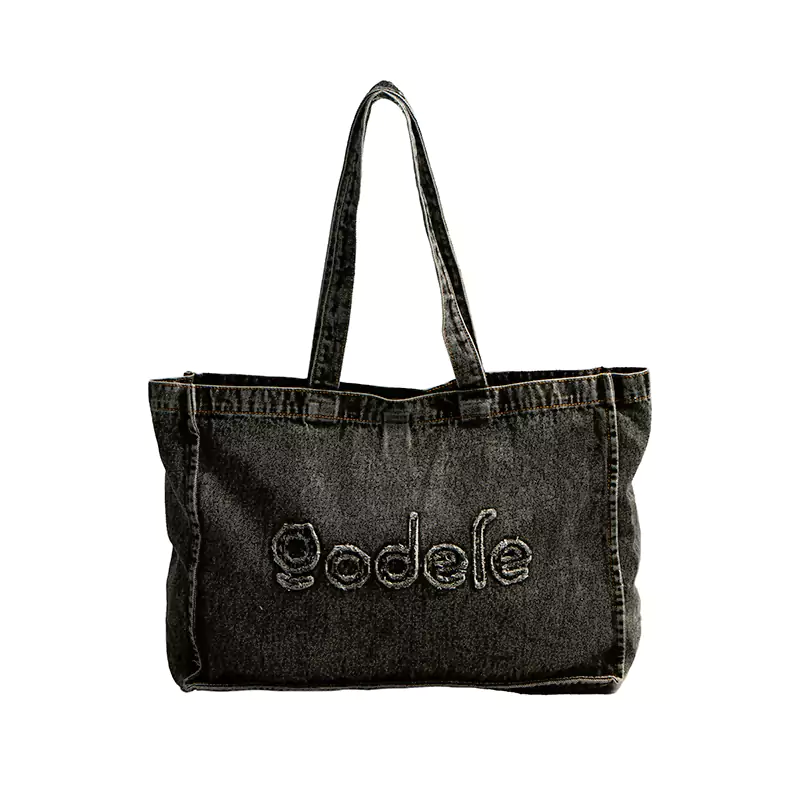 Tas Denim yang Dicuci